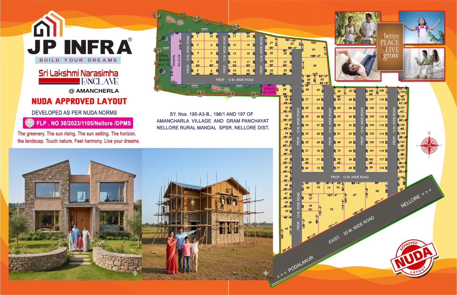Sri Lakshmi Narasimha Enclave Layout Plan